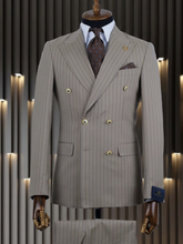 Light Brown Double-Breasted