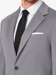 Italian Light Grey Custom 2-Piece Tailored Suit