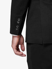 Italian Black Custom 3-Piece Tailored Suit