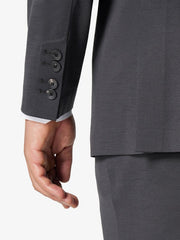 Tropical Dark Grey Custom 3-Piece Tailored Suit