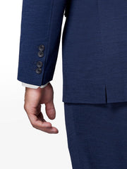 Tropical Mid Blue Custom 3-Piece Tailored Suit