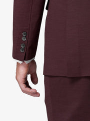 Burgundy Custom 3-Piece Tailored Suit