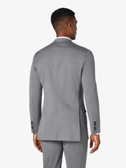 Italian Light Grey Custom 2-Piece Tailored Suit