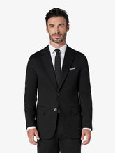 Italian Black Custom 2-Piece Tailored Suit