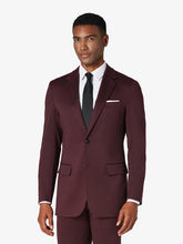 Italian Burgundy Custom 2-Piece Tailored Suit