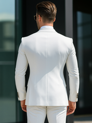 Tropical Pure White Suit