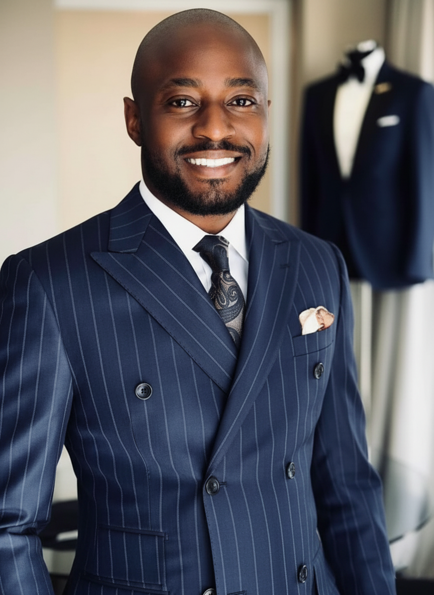 Italian Dark Blue Suit