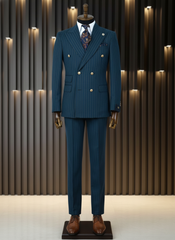 Italian Dark Navy Blue Suit