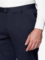 Men’s Navy Blue Formal Slim Fit Trouser | Classic Office & Business Pants
