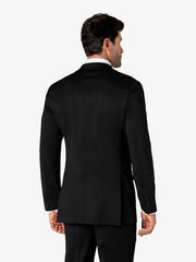 Black Double-Breasted Custom Suit