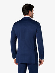 Tropical Mid Blue Double-Breasted Custom Suit