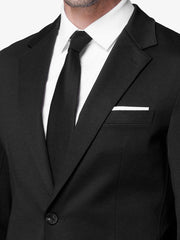 Black Custom 2-Piece Tailored Suit