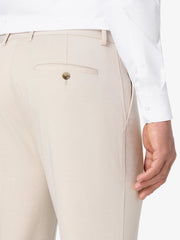 Men’s Beige Formal Slim Fit Trouser | Classic Office & Business Pants