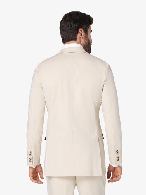 Beige Custom 2-Piece Tailored Suit