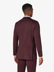 Burgundy Custom 2-Piece Tailored Suit