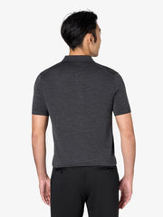 Charcoal Short-Sleeve Polo Shirt