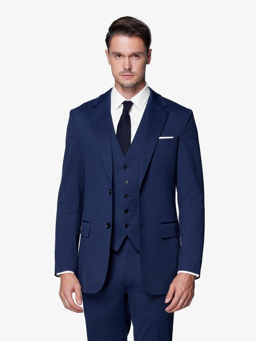 Mid Blue  Custom 3-Piece Tailored Suit