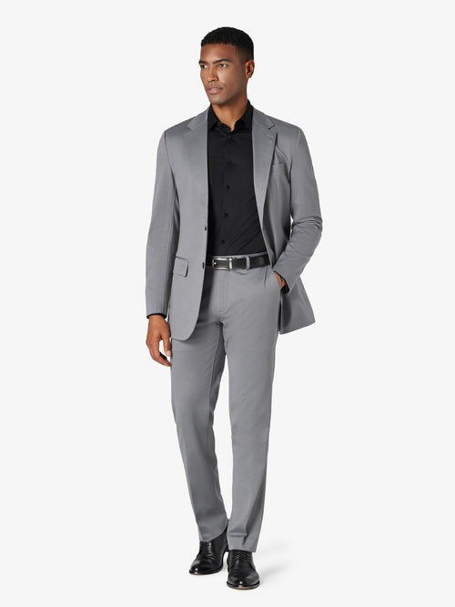 Light Grey Custom 2-Piece Tailored Suit