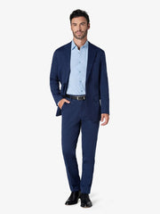 Mid Blue Custom 2-Piece Tailored Suit