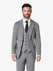 Light Grey Custom 3-Piece Tailored Suita