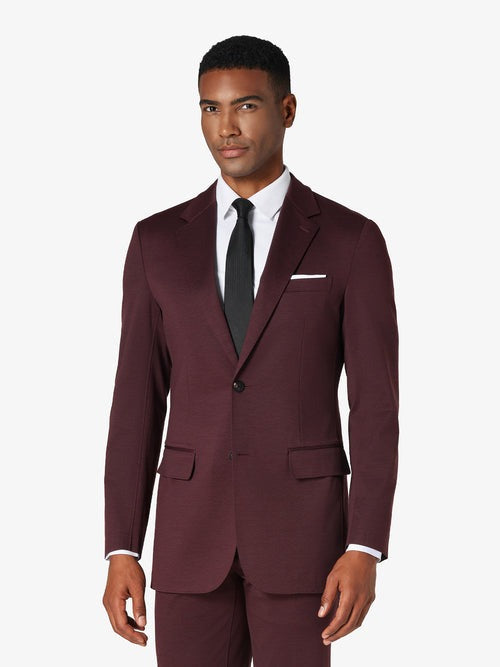 Burgundy Custom 2-Piece Tailored Suit