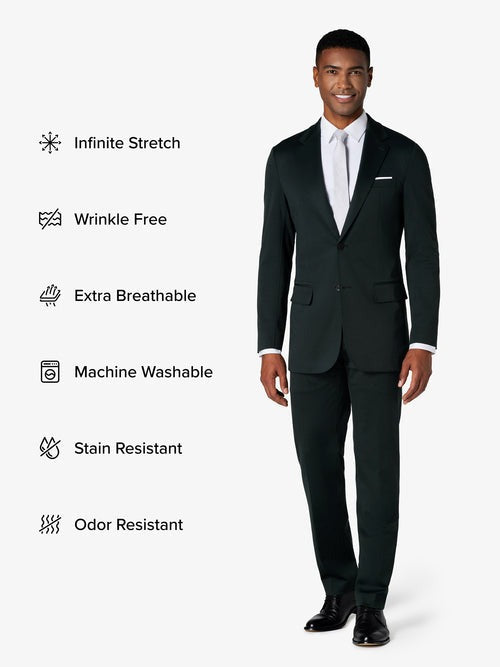 Drak Green Custom 2-Piece Tailored Suit